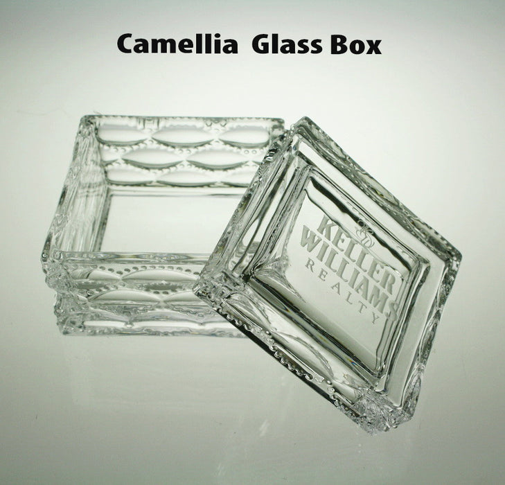 Camellia Jade Glass  Box