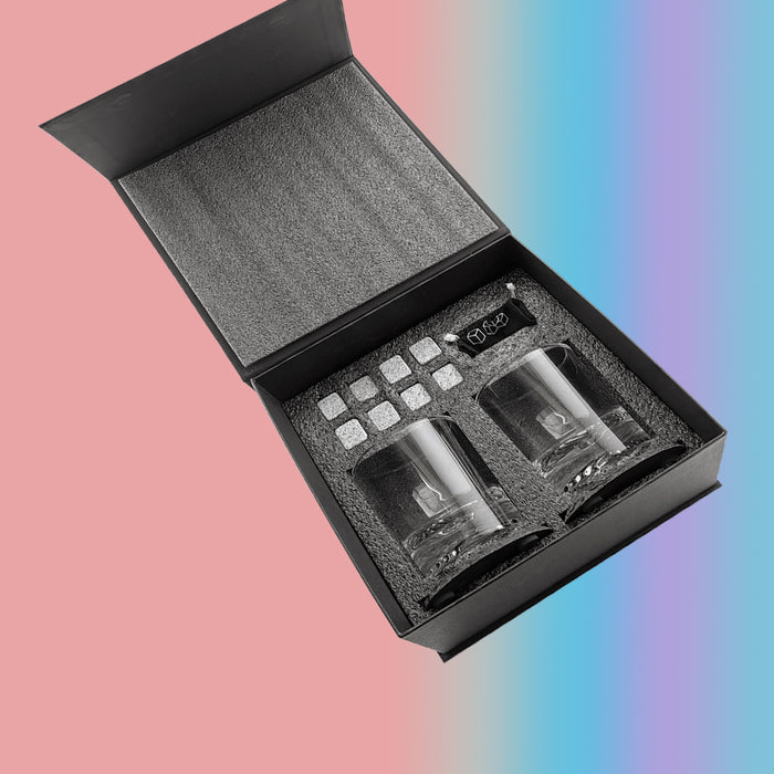 Laser burst Whiskey Set
