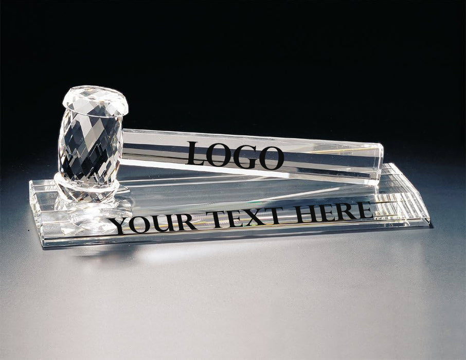 Optical Crystal Gavel  with Base Whole Set Award