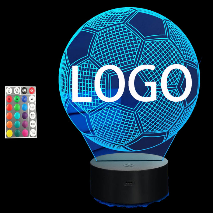 Customized Acrylic Shapes w/LED Base Light w/ remote