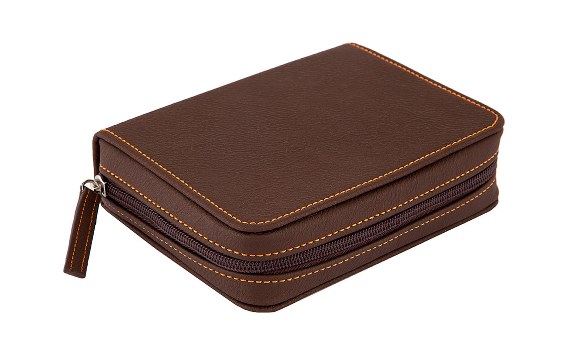 Deluxe Executive Tool Set in Brown Leatherette Box Case