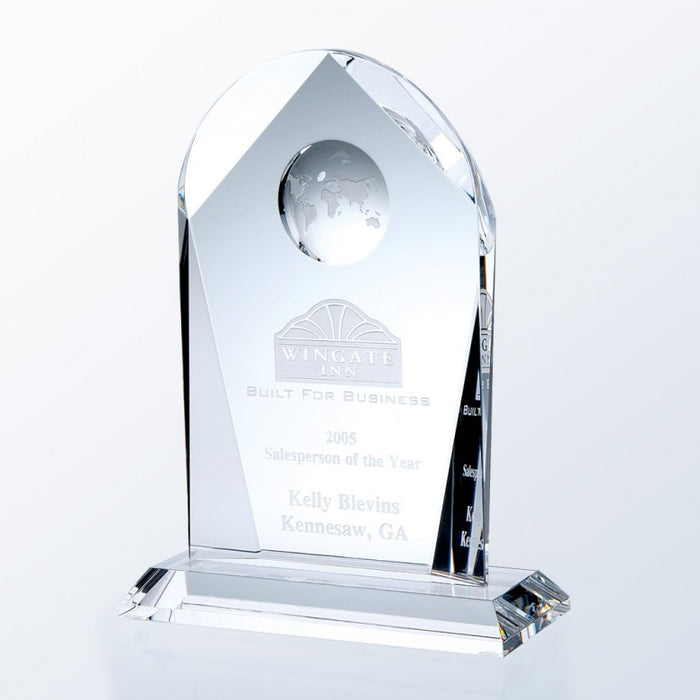 Optical Crystal Arch Globe Award