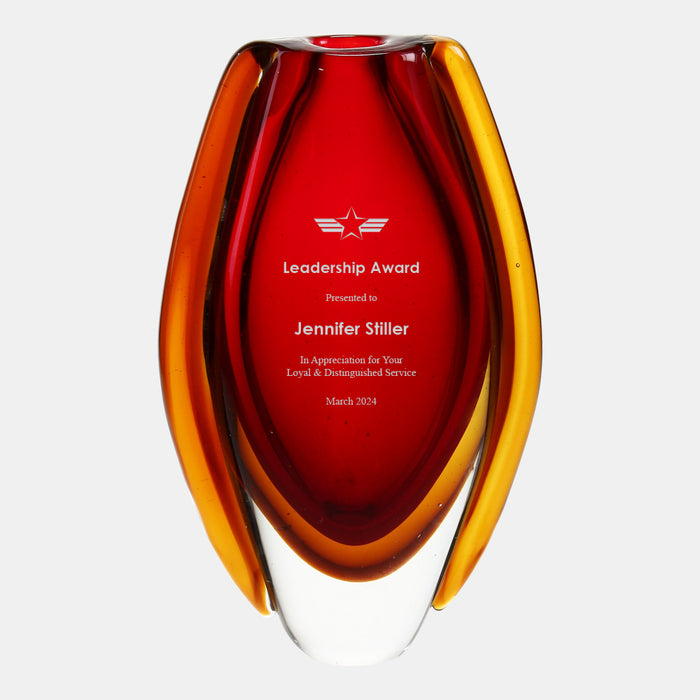 Volcano Art Sculpture Vase