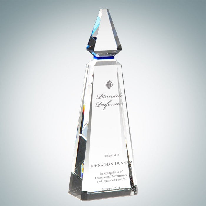 Blue Phineal Premium Optical Crystal Award