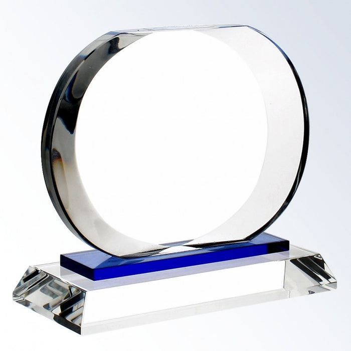 Blue Celestial Optical Crystal Award Crystal Base